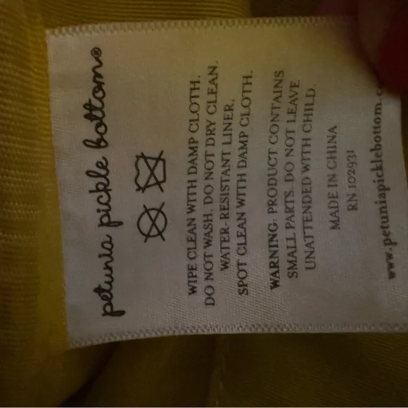 Petunia Pickle Bottom Diaper Bag. Red and Yellow Women's Diaper Bag - Picture 6 of 10